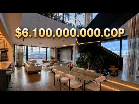 Así es vivir en el PENTHOUSE MÁS SORPRENDENTE de Bogotá