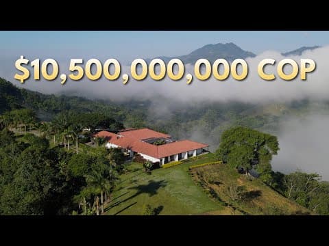Así es la CASA en el CIELO del EJE CAFETERO en Colombia